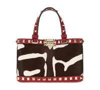 Valentino Garavani - Sac à main Rockstud en poulain imprimé - Femme - Sacs - Multicolore - Taille: ONE Size