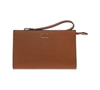 Valentino Garavani - Sac Logo en Cuir - Femme - Sacs - Brun - Taille: ONE Size