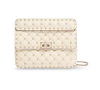Valentino Garavani - Sac moyen Nappa Rockstud Spike - Femme - Sacs - Beige - Taille: ONE Size