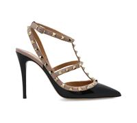 Valentino Garavani - Sandale à talon Rockstud - Femme - Chaussures - Noir - Taille: 39 EU