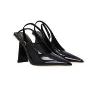 Valentino Garavani - Sandales à talons hauts en cuir verni noir - Femme - Chaussures - Noir - Taille: 39 EU