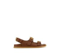 Valentino Garavani - Sandales en cuir Biscuit - Femme - Chaussures - Brun - Taille: 36 EU