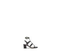 Valentino Garavani - Sandales en Cuir Rockstud - Femme - Chaussures - Noir - Taille: 37 EU