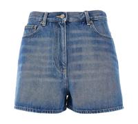 Valentino Garavani - Short en denim VGold - Femme - Shorts - Bleu - Taille: W26
