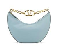Valentino Garavani - Small VLogo Moon Hobo Bag - Femme - Sacs - Bleu - Taille: ONE Size