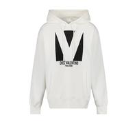 Valentino Garavani - SweaT-shirt en Coton Blanc Cassé avec Imprimé Chez V - Homme - Sweatshirts et sweats à capuche - Blanc - Taille: S