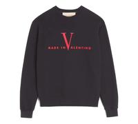 Valentino Garavani - Cotton Crewneck SweaT-shirt - Homme - Sweatshirts et sweats à capuche - Noir - Taille: S