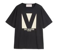 Valentino Garavani - T-Shirt Chez Valentino - Femme - Tops - Noir - Taille: 40 FR