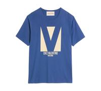 Valentino Garavani - T-Shirt Chez Valentino - Homme - Tops - Bleu - Taille: S