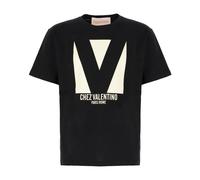 Valentino Garavani - T-shirt Chez Valentino - Homme - Tops - Noir - Taille: L