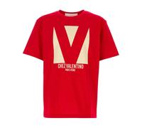 Valentino Garavani - T-Shirt Chez Valentino - Homme - Tops - Rouge - Taille: S