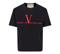 Valentino Garavani, Homme, Tops, Noir, Taille: XL T-Shirt Jersey
