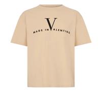 Valentino Garavani - T-shirt en coton avec logo - Homme - Tops - Beige - Taille: M