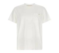 Valentino Garavani - Vgold T-shirt en coton - Homme - Tops - Blanc - Taille: M