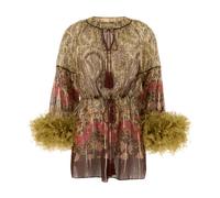 Valentino Garavani - Top avec Plumes - Femme - Blouses et Chemises - Multicolore - Taille: 38 FR