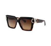 Valentino Garavani - V - UNO Lunettes de soleil - unisex - Accessoires - Brun - Taille: 55 MM