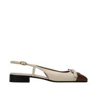 Valentino Garavani - Valet Du Roi Ballerines Slingback - Femme - Chaussures - Beige - Taille: 37 EU