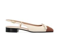 Valentino Garavani - Valet Du Roi Slingback Ballerines - Femme - Chaussures - Beige - Taille: 37 EU