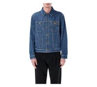 Valentino Garavani - Veste en jean avec VGold - Homme - Vestes - Bleu - Taille: L