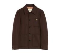 Valentino Garavani - Veste en Laine VGold - Homme - Vestes - Brun - Taille: M