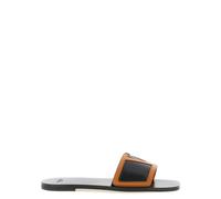 Valentino Garavani - Viva Superstar Nappa Slides - Femme - Chaussures - Brun - Taille: 39 EU