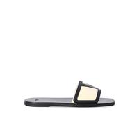 Valentino Garavani - Viva Superstar Slide Sandal - Femme - Chaussures - Noir - Taille: 36 EU