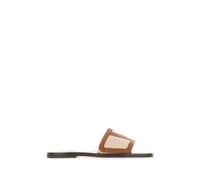 Valentino Garavani - Viva Superstar Slippers - Homme - Chaussures - Brun - Taille: 41 EU