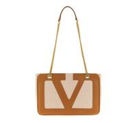 Valentino Garavani - Viva Superstar Small Canvas Shoulder Bag - Homme - Sacs - Brun - Taille: ONE Size