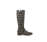 Valentino Garavani - VLogo Bottes - Femme - Chaussures - Beige - Taille: 40 EU