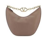 Valentino Garavani - VLogo Moon Medium Grainy Calfskin Hobo Bag - Femme - Sacs - Rose - Taille: ONE Size