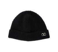 Valentino Garavani - VLogo Signature Beanie - Homme - Accessoires - Noir - Taille: ONE Size