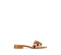 Valentino Garavani - Vlogo Signature Cherryfic Slide Sandal 20mm - Femme - Chaussures - Multicolore - Taille: 37 1/2 EU