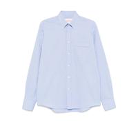 Valentino Garavani - Vlogo Signature Cotton Shirt - Homme - Chemises - Bleu - Taille: XL