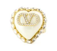 Valentino Garavani - VLogo Signature Ring - Femme - Accessoires - Jaune - Taille: 52 MM