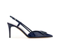 Valentino Garavani - VLogo Signature Slingback Pump - Femme - Chaussures - Bleu - Taille: 36 EU