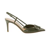 Valentino Garavani - Vlogo Signature Slingback Pump - Femme - Chaussures - Vert - Taille: 38 EU