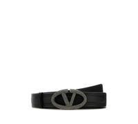 Valentino Garavani - VLogo The Bold Edition Belt - Femme - Accessoires - Noir - Taille: 80 CM