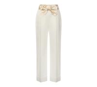 Valentino Garavani - Wide Pantalons - Femme - Pantalons - Blanc - Taille: 40 FR