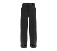 Valentino Garavani - Wide Pantalons - Homme - Pantalons - Gris - Taille: L