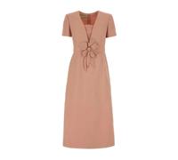 Valentino Garavani - Wool Blend Dress - Femme - Robes - Rose - Taille: 36 FR
