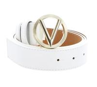 VALENTINO Hampton Plaque Buckle Belt W95 Bian/Oro - raccourcissable