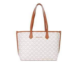 Valentino Lady Re Shopping Bag Bianco/Cuoio
