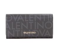 VALENTINO Porte-monnaie anthracite gris pour femme - Portafoglio Regina RE Wallet Nero 326799