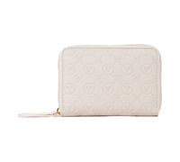 VALENTINO Porte-monnaie beige pour femme - Samba Re Zip Around Wallet Ecru 316991