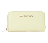 Valentino Porte-Monnaie Delia Re Zip Around Wallet Vaniglia Jaune Clair