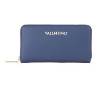VALENTINO Porte-Monnaie FAE Re Zip Around Wallet Blu Bleu Marine