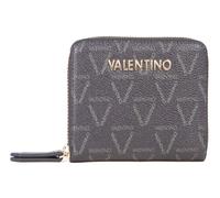 VALENTINO Porte-monnaie noir gris pour femme - Lady Re Zip Around Wallet Nero / Multicolor 288605