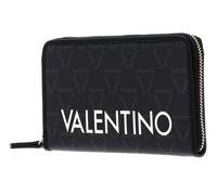 VALENTINO Porte-monnaie noir gris pour femme - Liuto Zip Around Wallet Nero / Multicolor 252382