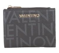 VALENTINO Porte-monnaie anthracite gris pour femme - Portafoglio Regina RE Wallet Nero 326796