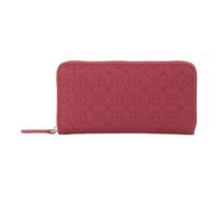 VALENTINO Porte-monnaie rouge vin pour femme - Samba Re Zip Around Wallet Rosso Scuro 317018
